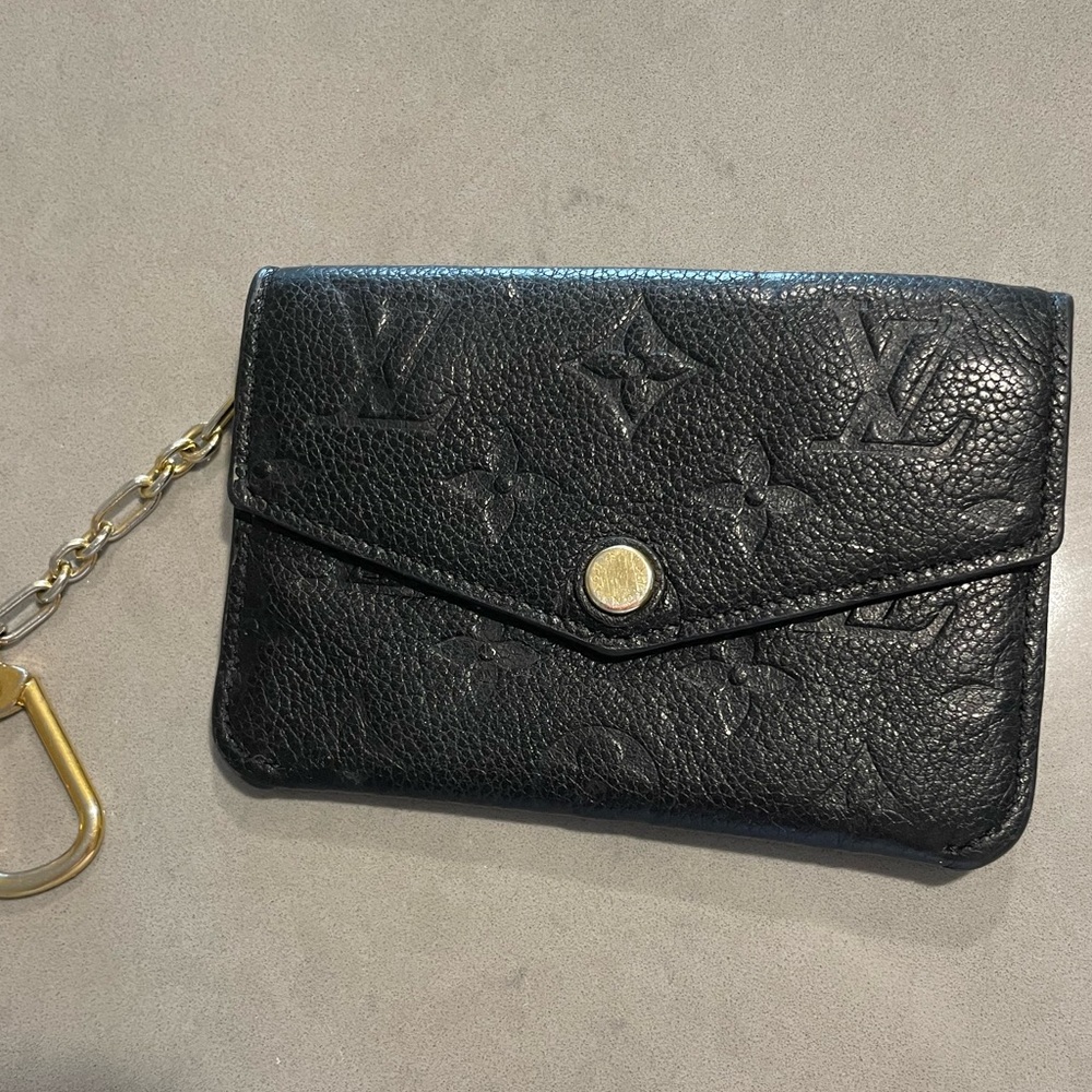 Black Louis Vuitton Empreinte Key pouch